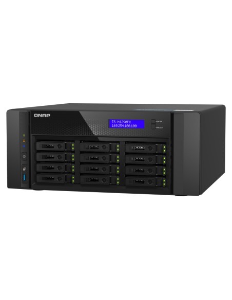 QNAP TS-h1290FX NAS Torre Ethernet Negro 7232P