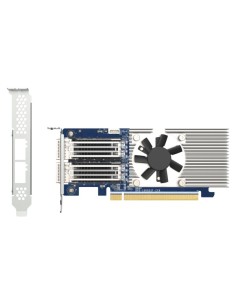 QNAP QXG-100G2SF-CX6 adaptador y tarjeta de red Interno Fibra 100000 Mbit s