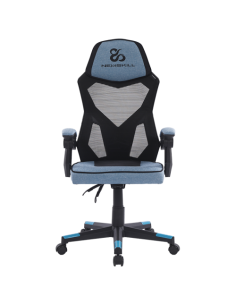 Newskill Gaming Eros Silla para videojuegos de PC Asiento acolchado Negro, Azul, Gris