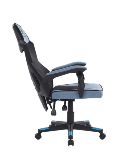 Newskill Gaming Eros Silla para videojuegos de PC Asiento acolchado Negro, Azul, Gris