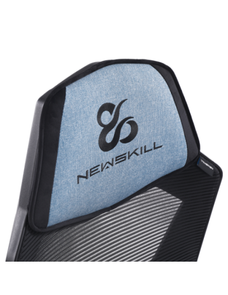 Newskill Gaming Eros Silla para videojuegos de PC Asiento acolchado Negro, Azul, Gris