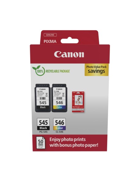 Canon Cartucho Multipack PG-545 CL546+ Papel Fotos