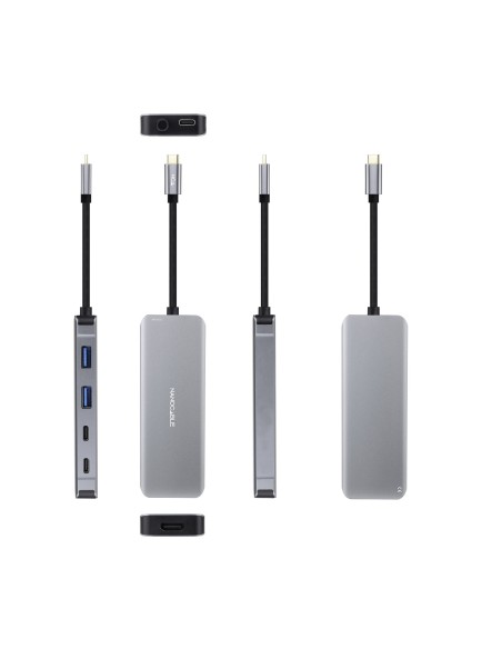 Nanocable Hub USB-C 2xUSB-A+2xUSB-C+HDMI+USB-C PD