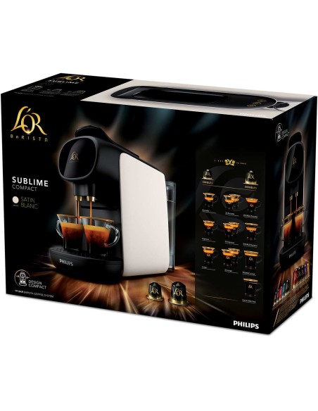 CAFETERA PHILIPS L OR BARISTA SUBLIME SATIN BLANC