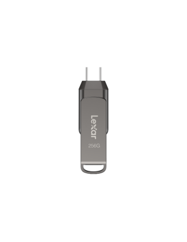 Lexar JumpDrive LJDD400256G-BNQNG unidad flash USB 256 GB USB Tipo C 3.2 Gen 1 (3.1 Gen 1) Gris
