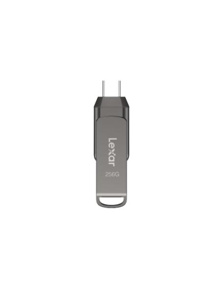 Lexar JumpDrive LJDD400128G-BNQNG unidad flash USB 128 GB USB Tipo C 3.2 Gen 1 (3.1 Gen 1) Gris