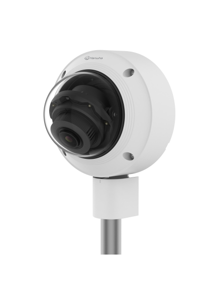 HANWHA CÁMARA IP SERIE Q 8MP DOMO ANTIVANDÁLICO VARIFOCAL MOTORIZADO 3.2-10.2MM, H.265/H.264/MJPEG, WIDESTREAM, 120DB WDR, ICR, 