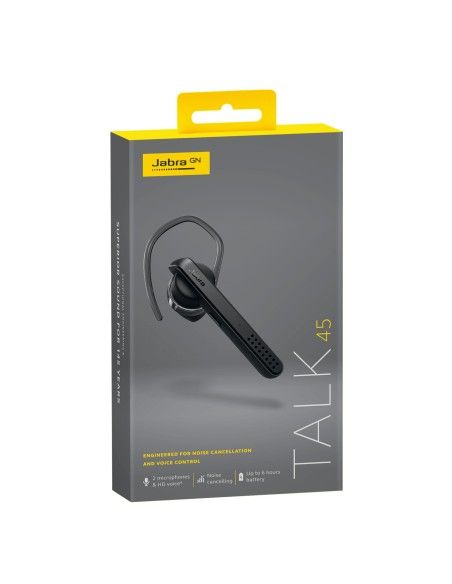 Jabra Talk 45 Auriculares Inalámbrico gancho de oreja, Dentro de oído Llamadas Música Bluetooth Negro