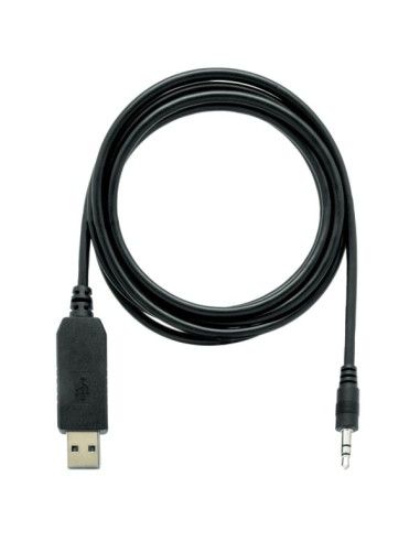 QNAP CAB-CONSOLE-UPJ-1M8 cable de audio 1,8 m 3,5mm USB Negro