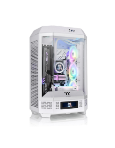 CAJA THERMALTAKE THE TOWER T300 SNOW ATX 2XUSB 3.0 SIN FUENTE BLANCO