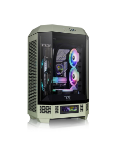 CAJA THERMALTAKE THE TOWER T300 MATCHA GREEN ATX 2XUSB 3.0 SIN FUENTE VERDE