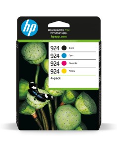 PACK HP TINTA 4 COLORES CMYK