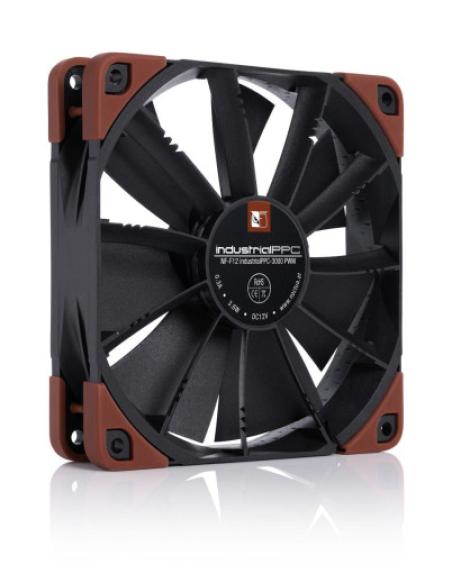 NOCTUA VENTILADOR CAJA NF-F12I IPPC 3000 PWM, INDUSTRIAL, 120MM, 120X120X25MM, 12V, 3000RPM/750RPM, 43,5 DB(A), 186,7 M3/H, 7,63