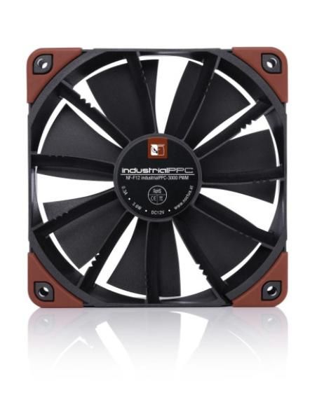 NOCTUA VENTILADOR CAJA NF-F12I IPPC 3000 PWM, INDUSTRIAL, 120MM, 120X120X25MM, 12V, 3000RPM/750RPM, 43,5 DB(A), 186,7 M3/H, 7,63
