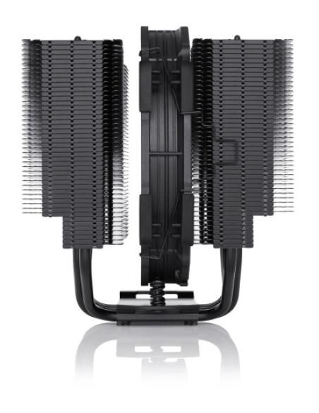 NOCTUA COOLER CPUNOCTUA NH-D15S CHROMAX.BLACK, 6 HEATPIPES DUAL TOWER, 1X NF-A15 140MM FAN PWM, LGA1851, LGA1700, LGA1200, LGA11