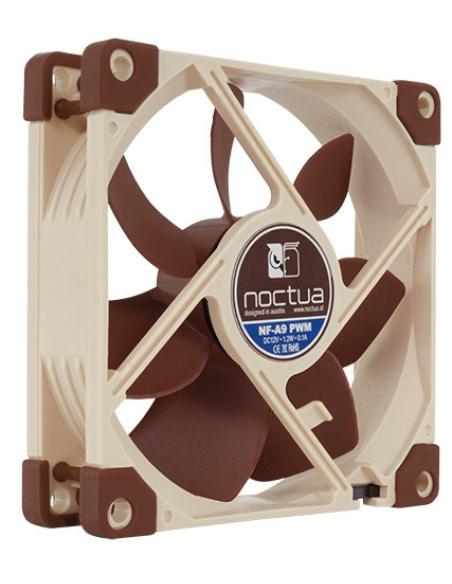 NOCTUA VENTILADOR CAJA NF-A9 PWM, 92MM FAN, 92X92X25 MM, 12V, 2000RPM/1550RPM/400RPM, 16,3 DB(A), 78,9 M3/H, 2,28 MM H2O, 4 PINE