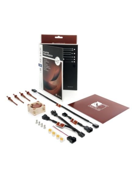 NOCTUA VENTILADOR CAJA NF-A4X20 PWM, 40MM FAN, 40X40X20MM, 12V, 5000RPM/4400RPM/1200RPM, 14,9 DB(A), 9,4 M3/H, 2,26 MM H2O, 4 PI