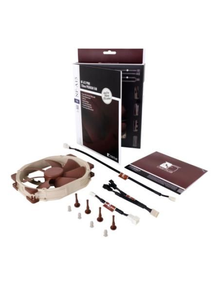 NOCTUA VENTILADOR CAJA NF-A15 PWM, 140MM FAN, 140X150X25MM, 12V, 1200RPM/900RPM/300RPM, 19,2 DB(A), 115,5 M3/H, 1,51 MM H2O, 4 P