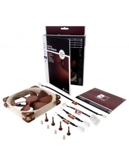 NOCTUA VENTILADOR CAJA NF-A14 FLX, 140MM FAN, 140X140X25MM, 12V, 1200RPM/1050RPM/900RPM, 19,2 DB(A), 115,5 M3/H, 1,51 MM H2O, 3 