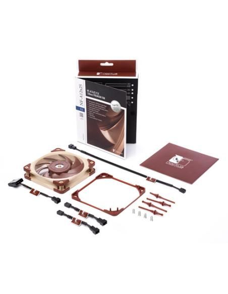 NOCTUA VENTILADOR CAJA NF-A12X25 FLX, 120MM FAN, 120X120X25MM, 12V, 2000RPM/1700RPM/1350RPM, 22,6 DB(A), 102,1 M3/H, 1,65 MM H2O