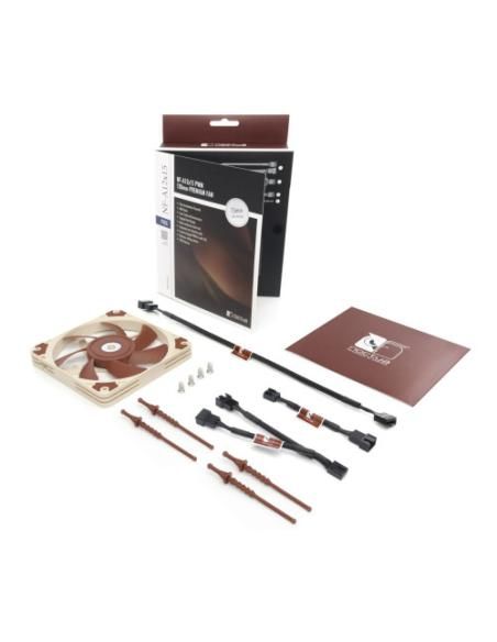 NOCTUA VENTILADOR CAJA NF-A12X15-PWM , 120MM FAN, 120X120X15MM, 12V, 1850RPM/1400RPM/450RPM, 23,9 DB(A), 94,2 M3/H, 1,53 MM H2O,