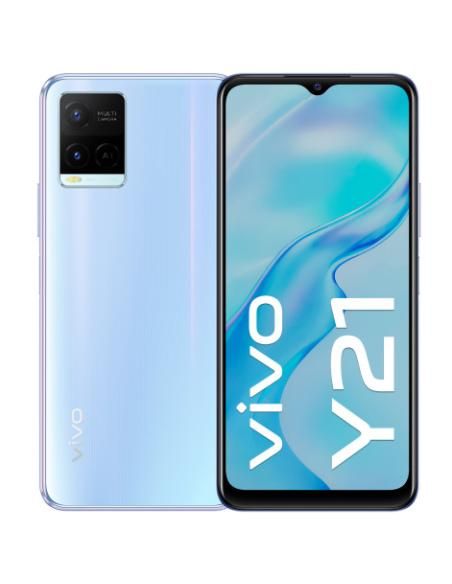 VIVO Y21 16,5 cm (6.51") SIM doble Android 11 4G USB Tipo C 4 GB 64 GB 5000 mAh Perlado, Blanco