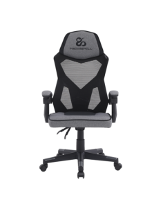 Newskill Gaming Eros Silla para videojuegos de PC Asiento acolchado Negro, Gris