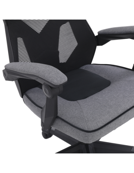 Newskill Gaming Eros Silla para videojuegos de PC Asiento acolchado Negro, Gris