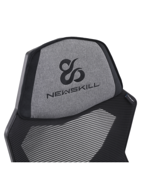 Newskill Gaming Eros Silla para videojuegos de PC Asiento acolchado Negro, Gris