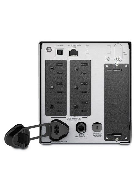 APC SMT750X93 sistema de alimentación ininterrumpida (UPS) Línea interactiva 0,75 kVA 500 W 6 salidas AC