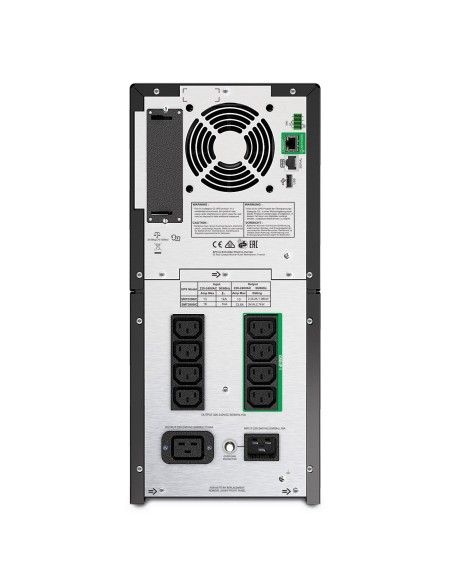 APC SMT3000IC sistema de alimentación ininterrumpida (UPS) Línea interactiva 3 kVA 2700 W 9 salidas AC