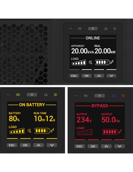 APC SRTG20KXLI sistema de alimentación ininterrumpida (UPS) Doble conversión (en línea) 20 kVA 20000 W