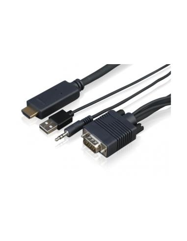 VGA to HDMI cable converter w/USB power
