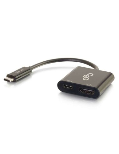 Cbl USB-C to HDMI+USB-C Charging Black