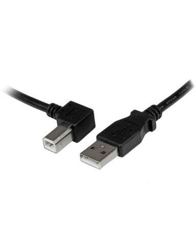 2m USB 2.0 A to Left Angle B Cable M M