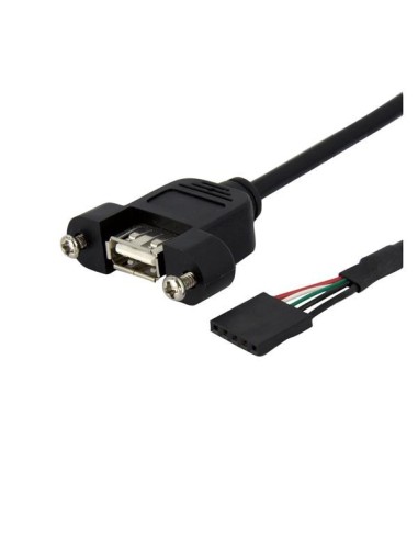 1ft Motherboard to Panel Mount USB Cable