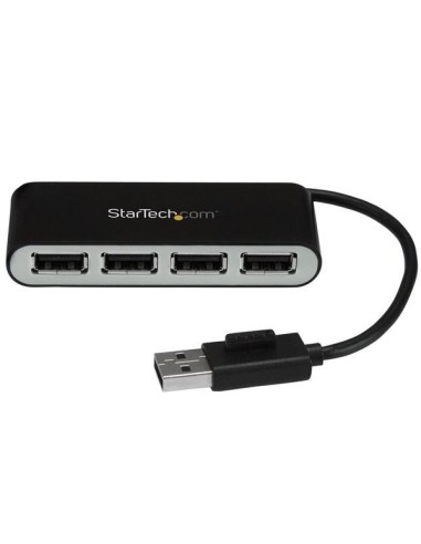 4 Port Portable USB 2.0 Hub with Cable