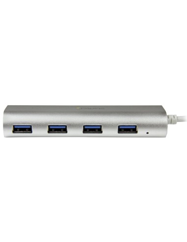 4 Port Portable USB 3.0 Hub - Aluminum