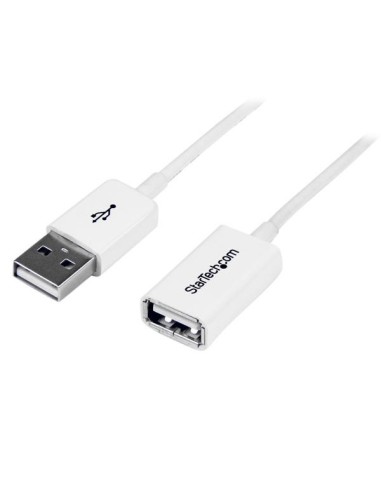 3m White USB 2.0 Extension Cable - M F