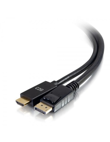 0.9m DP to HDMI Cable 4K Passive Black