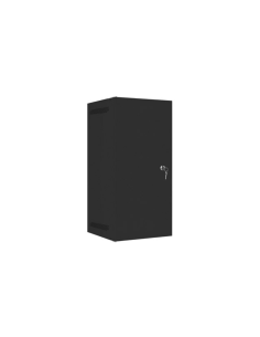 ARMARIO LANBERG MURAL RACK 10" 12U/280X310 FLAT PACK NEGRO PUERTA METAL