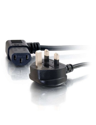 .5M 90 UK Power Cord IEC320C13R BS1363