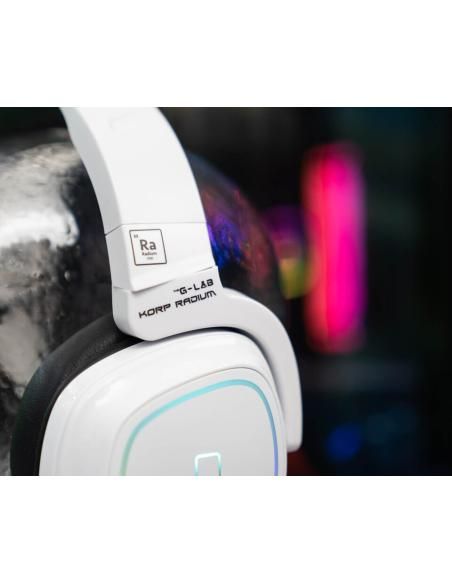 THE G-LAB AURICULARES PC, PS4 Y XBOX ONE, NINTENDO SWITCH, ANDROID BLANCO (KORP-RADIUM-WHITE)