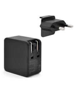 BLUESTORK CARGADOR ULTRACOMPACTO USB-C 65W TECNOLOGIA GAN NEGRO