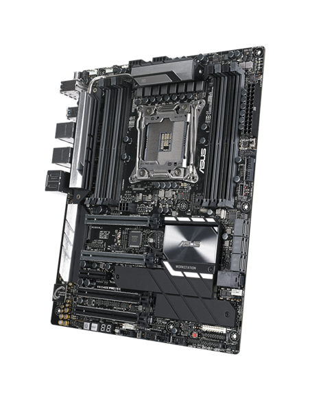 #PLACA ASUS WS C422 DC,LGA 2066,C422,8DDR4 R/LRDIMM,4PCIe,6SATA,1M2(2280),1*Intel GbE I210-AT,ATX (SERVER)