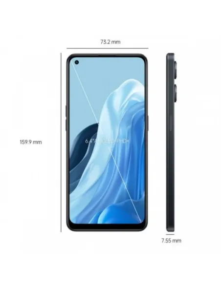 OPPO RENO8 LITE BLACK + USB TYPE C