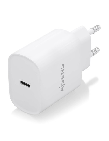 CARGADOR USB-C PD3.0 1 PUERTO 1XUSB-C 20W BLANCO AISENS A110-0752