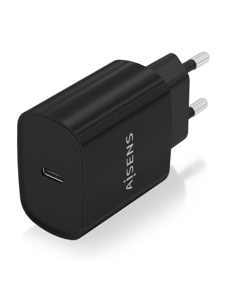 CARGADOR USB-C PD3.0 1 PUERTO 1XUSB-C 20W NEGRO AISENS A110-0753
