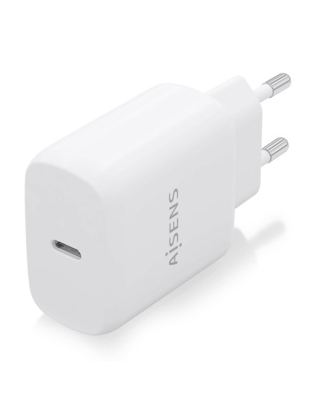 CARGADOR USB-C PD3.0 1 PUERTO 1XUSB-C 25W BLANCO AISENS A110-0756