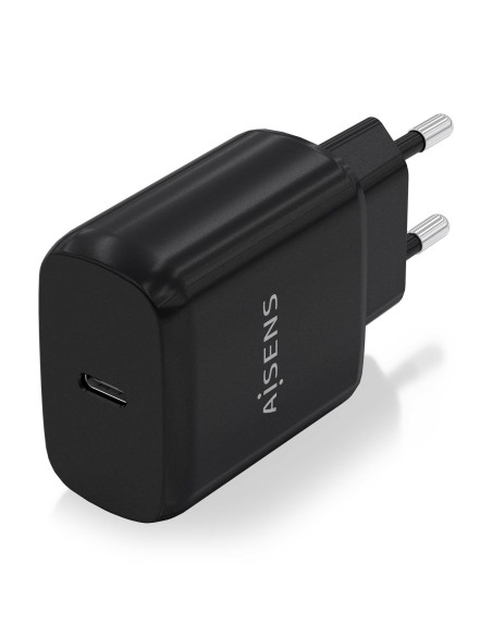 CARGADOR USB-C PD3.0 1 PUERTO 1XUSB-C 25W NEGRO AISENS A110-0757